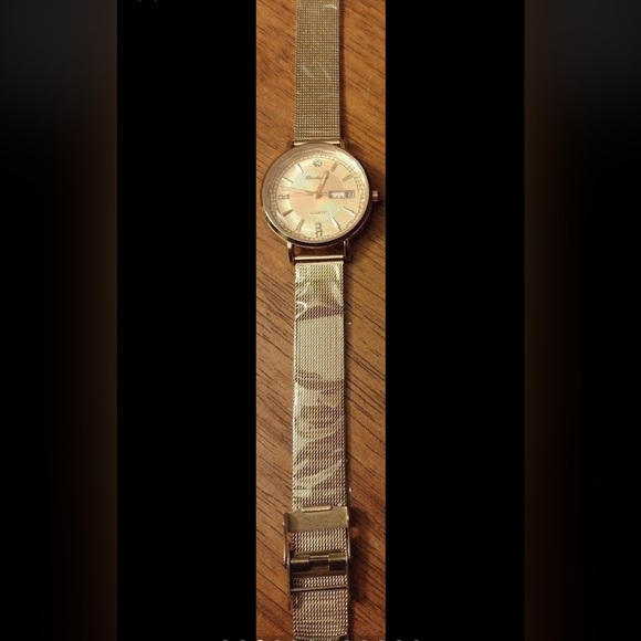 POEDAGAR INTERNATIONAL FASHION ROSE GOLD STAINLESS STEEL WATER RESISTANT WATCH - Picture 2 of 12